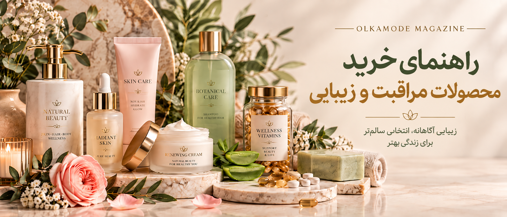 بنر مقاله راهنمای خرید محصولات مراقبت و زیبایی