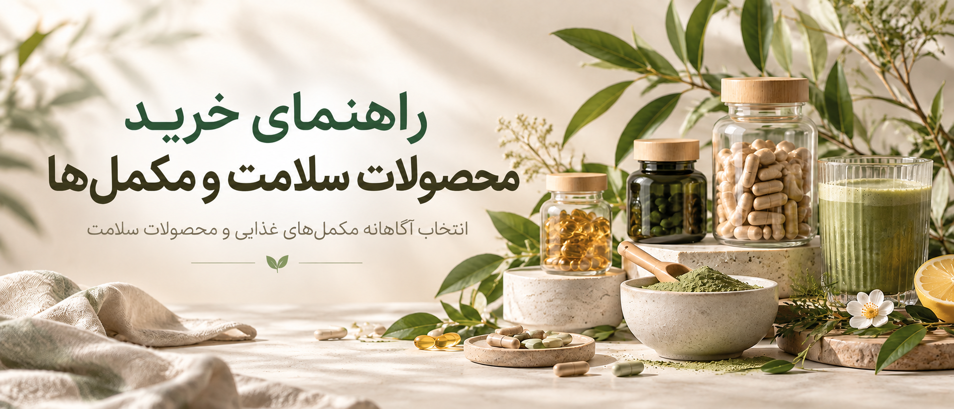 راهنمای خرید محصولات سلامت و مکمل‌ها؛ انتخاب آگاهانه مکمل و محصولات خوراکی