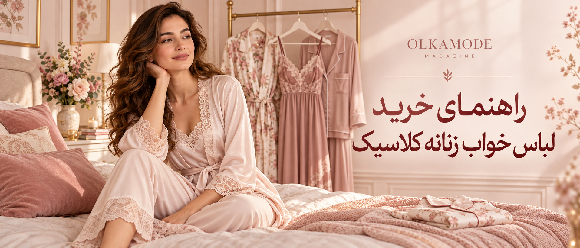 راهنمای خرید لباس خواب زنانه کلاسیک؛ انتخاب مدل، جنس و سایز مناسب